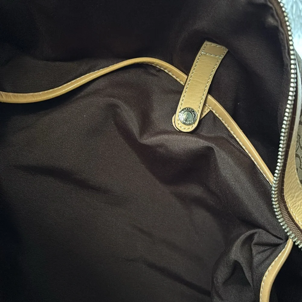 Coach Vintage Signature C Canvas & Vachetta Leather Travel Bag - Picture 14 of 16